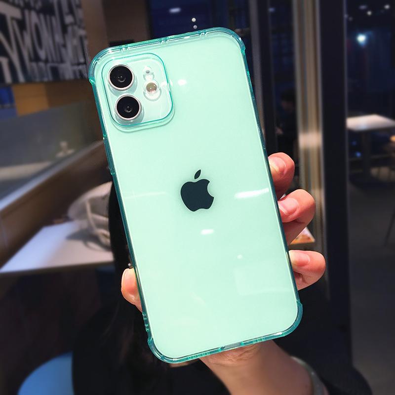 Применимый чехол для мобильного телефона iPhone 13 Apple 12 однотонный космический чехол iPhone11 защита глаз ТПУ защитный чехол X