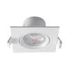 Spot LED encastrable 3en1 carré blanc 7W IP20