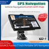 Portable 7-Inch HD GPS Navigator for Car/Truck - 8G, USA & Europe Compatibility
