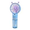 Portable Handheld Mini Fan with Built-in Spray Mist Function Rechargeable USB Small Fan for Personal Cooling and Refreshing Use