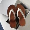 Leather Outdoor Wear Fashion Flat Flip-flops Retro Fashion Women Cool Slippers Beach Half Drag