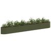 Raised Garden Bed Olive Green 380 x 40 x 40 cm Steel