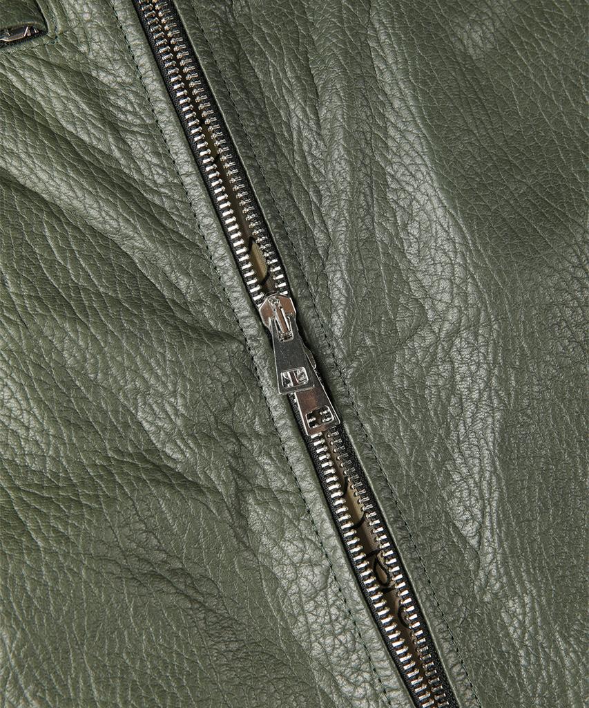 Panicale Green Blouson Lambskin Jacket