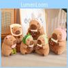 Adorable Toast Capybara Plush Toy Cuddly Stuffed Animal Doll For Girls Perfect For Sleeping 30cm