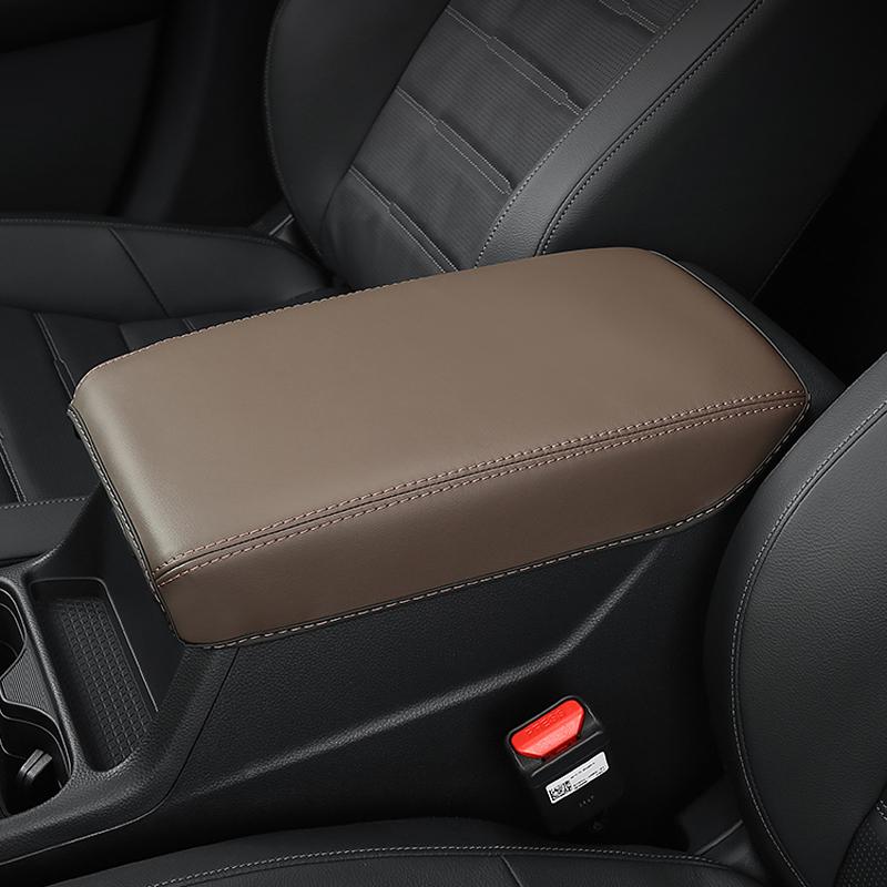Подлокотник из искусственной кожи для автомобиля, консольная накладка, чехол, подушка, верхний коврик, чехол для Honda CR-V CRV 6-го поколения 2023 2024 2025 Hybrid