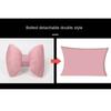 Brethable Car Waist Pillows Bowknot Waist Cushion Auto Headrest  Seat Support