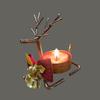 Christmas Reindeer Tealight Candle Holder Gold Iron Decoration for Table Window Versatile Christmas Holiday Decor