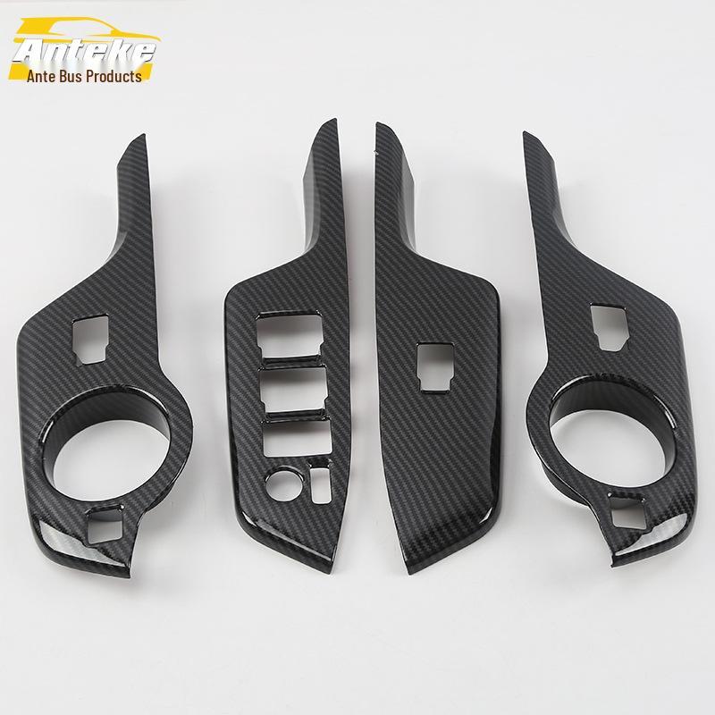 18 Ize Car Window Switch Decorative Frame & Armrest Button Accessories
