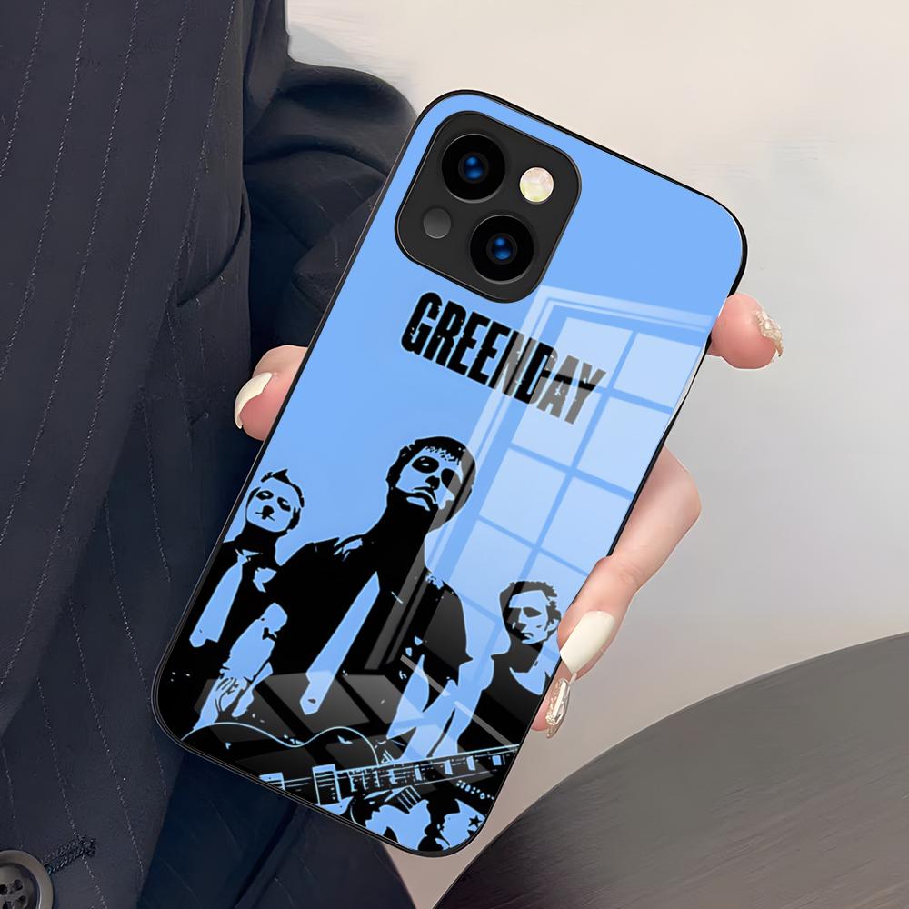 G-Green Day Phone Case For IPhone 17 Pro Max 15 Pro 16 14 Plus 12 13 Mini 11 Pro Shockproof Glass Cover