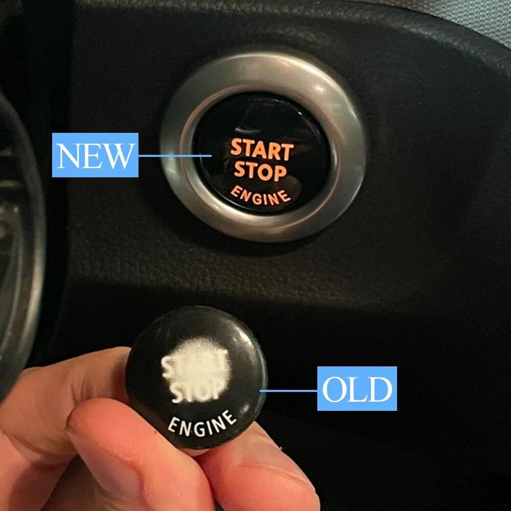 Кнопка запуска двигателя автомобиля, замена крышки переключателя, аксессуар, декор для ключей для BMW 3S X1 X5 X6 Z4 E70 E71 E72 E90 E91 E92 E84 E89