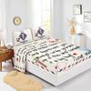 Горячая Распродажа Набор из Четырех Частей Постельного Белья Матрас Цифровая Печать Защитный Чехол для Матраса Постельное Белье Оптом