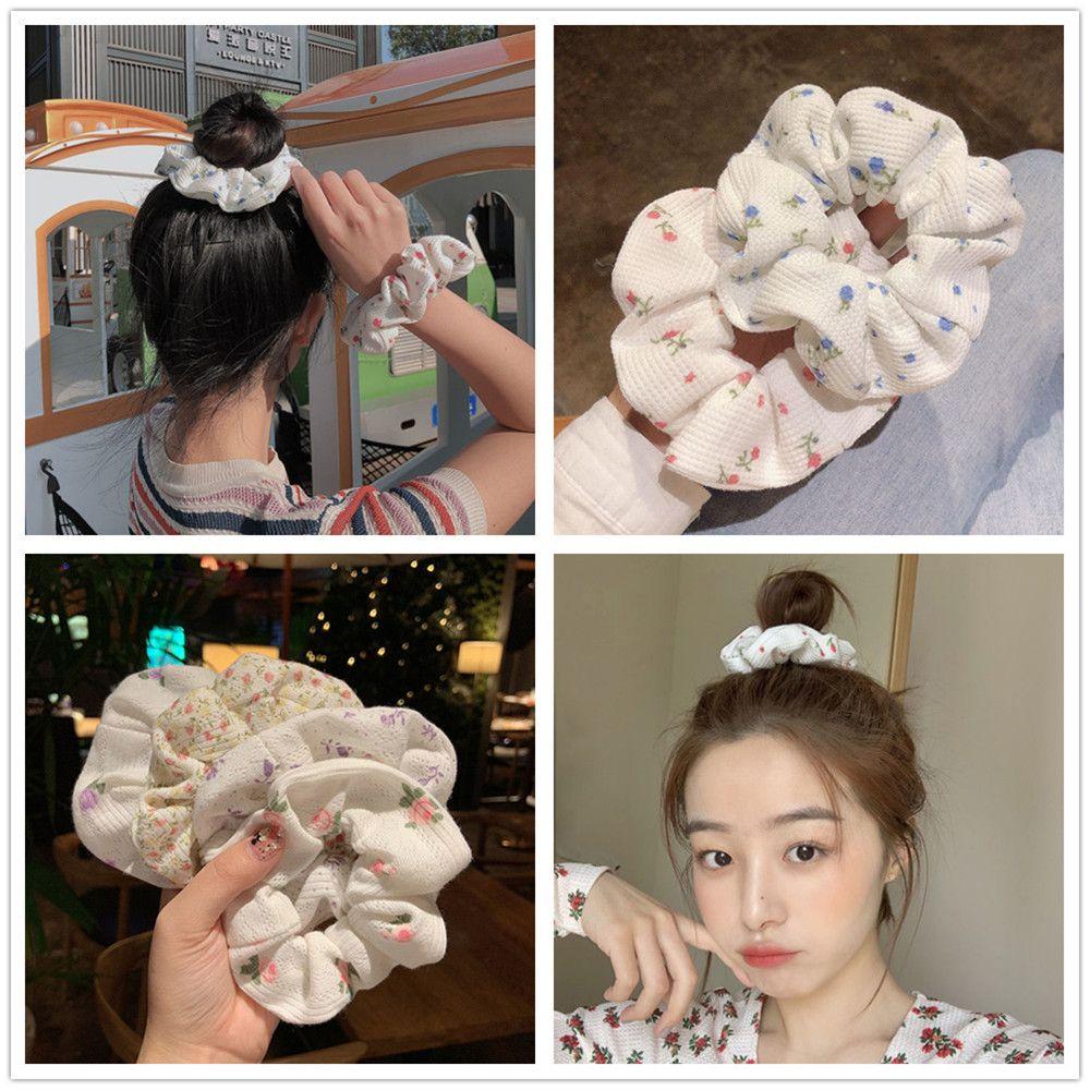 Женские кольца для волос Ретро Повязка для волос Скранчи Веревка для волос Кишка