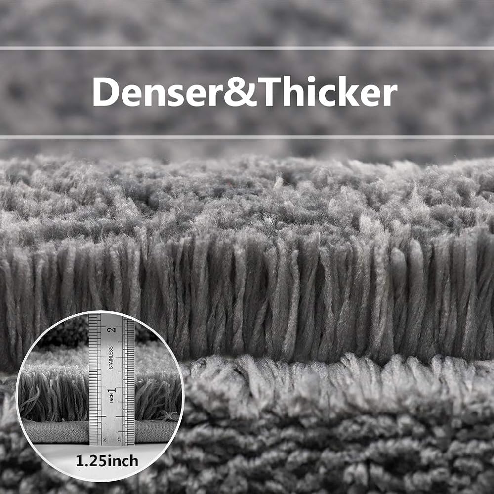 Bath Mat, Shower Mat, Foot Mat, Extra Thick, Quick-Drying, Doormat, Bathroom Mat, Microfiber, Mold