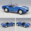 Масштаб 1/36 1965 Shelby Cobra 427 S-C Симуляция Модель автомобиля из сплава Машинка-инерционка Игрушка Детский Подарок Мальчику Миниатюрная Машинка