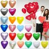 100pcs Red Heart Latex Balloons Happy Birthday Ballon Birthday Party Decorations Kids Wedding Balloon MIT