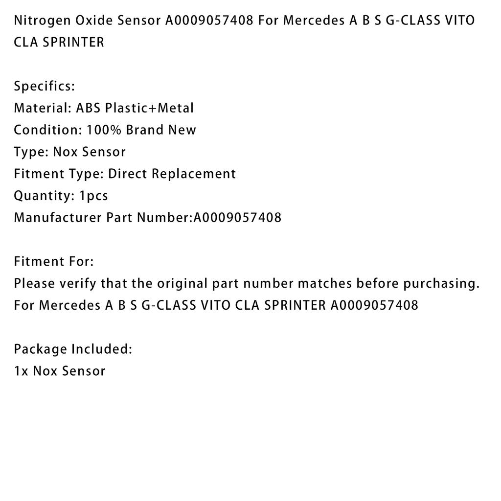 Датчик оксида азота A0009057408 для Mercedes A B S G-CLASS VITO CLA SPRINTER