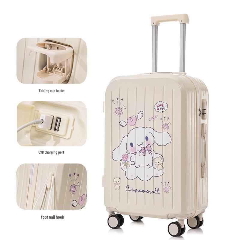 2025 New Cabin Size Luggage: Trolley Case with Combo Lock for Women, Men, and Kids