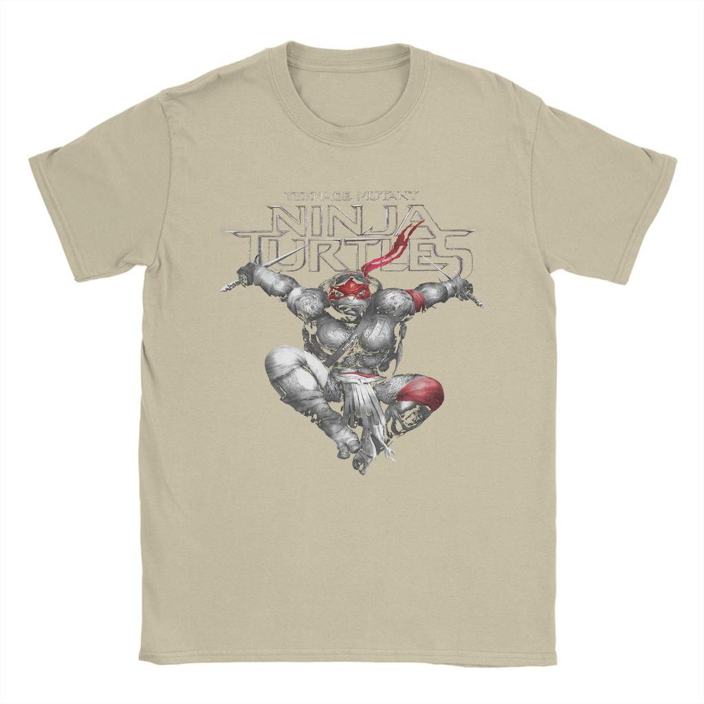 Awesome Ninja Turtles Raphaels Action Jump TShirt for Men 100 Cotton T Shirt Short Sleeve Tee Shirt Gift Idea Clothing