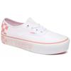 Vans Кеды Authentic Series Platform 2.0 с низким верхом Женские кроссовки Бело-розовые VN0A3AV8AHP