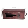Hollow Wine Storage Box Wood Construction Wooden Wine Package Flasks Wine Box  For Collectors