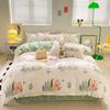 Washed Cotton Bed Four-piece Bed Sheet Quilt Cover Pillowcase