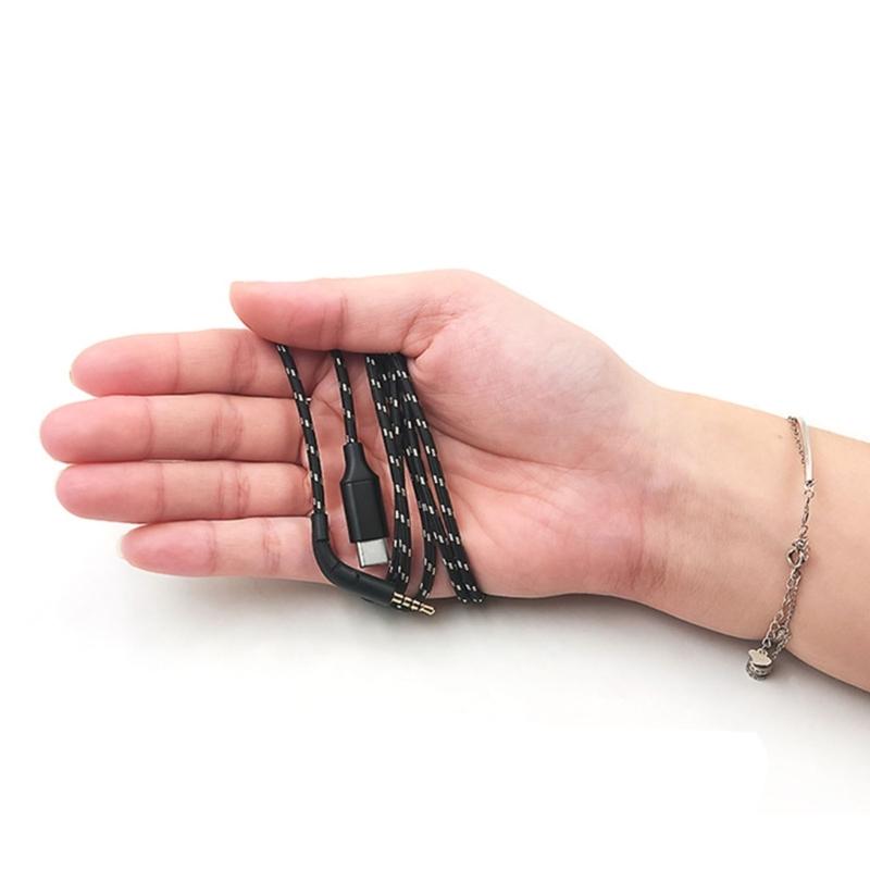 Durable Cable for B&W P7 Headphone Extension Cord Nylon/TPE Wire Improve Your Listen Experience Hifi Sound Cord 120cm