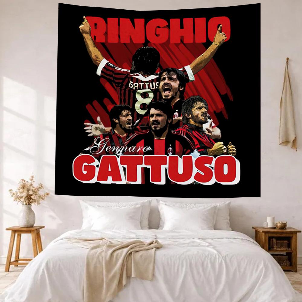 Ac Milan Wall Decor Tapestry Art For Pet Memorial Birthdaywedding Party Backdrop Family Gift