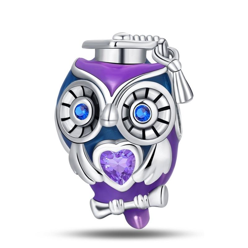 Charms Copper Cute Cartoon Animal Series Beaded For 3Mm Original Bracelet Necklace Women Luxury Exquisite Diy Jewelry Gift