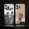 A-Alex W-Warren Singer FUNNY Magnetic Phone Case For iPhone 17,16,15,14,13,12,11 Plus,Pro Max,SE4Soft Silicone Black Cover