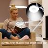 Magnifying LED Floor Lamp with Stand Flexible Adjustable Height Cold Light Reading Medical US