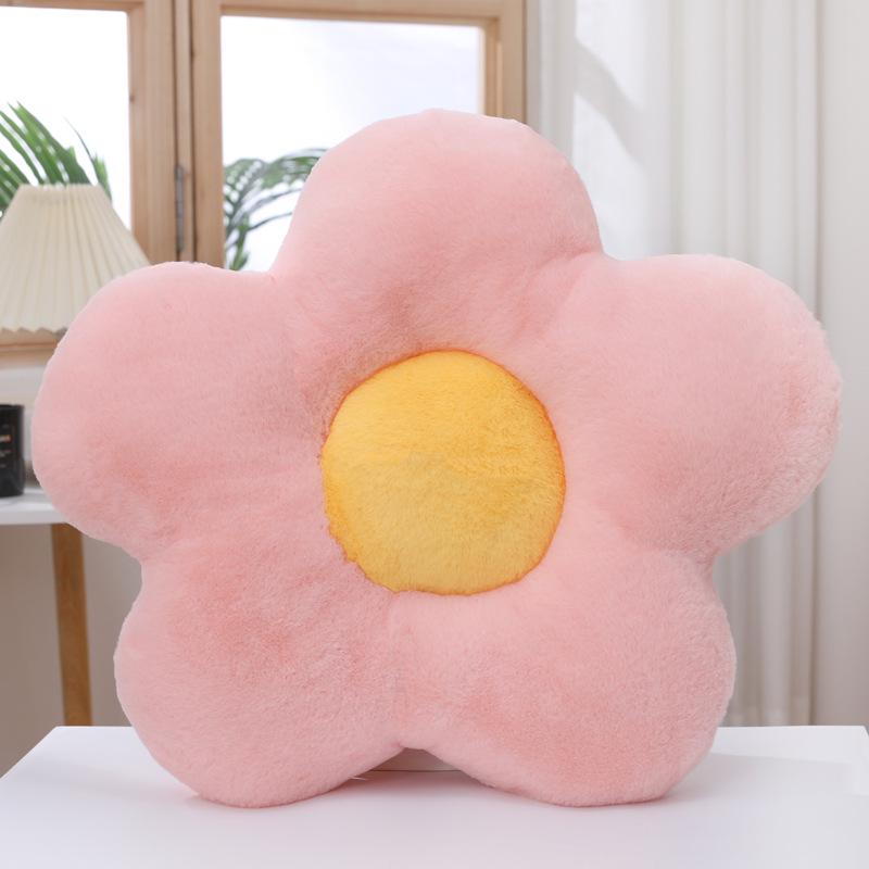 Sunflower Seat Cushion for Office Chairs - Decorative Flower Pillow for Backrest or Bay Window.