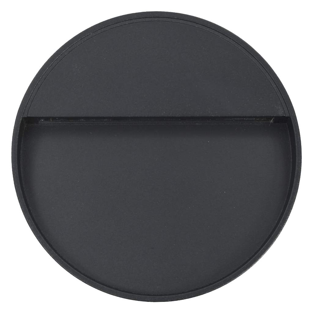 Outdoor Wall Lights 2 pcs LED 3 W Black Round