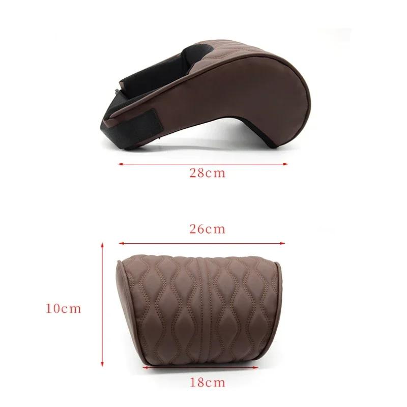 Car Headrest Lumbar Support Memory Foam Vertebral Lumbar Support Car Neck Pillow Back Cushion Office Car Interior Accessories