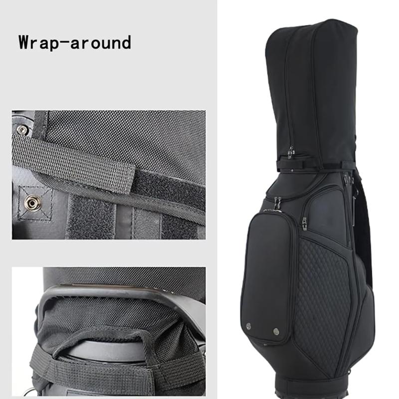 Golf Bag Rain Cover Hood Waterproofs Golf Bag Hood Cover Dustproof Golf Bag Protector for Tours Bags/Carry Cart/Stand Bags