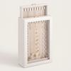 PU Leather Jewelry Box Necklace Organizer Desktop Dustproof Storage Display