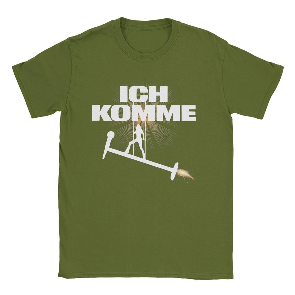 Erika VikUnisex Ich Komme T Shirt for Unisex Cotton Casual TShirts Round Neck Eurovisions Tees Short Sleeve Tops New Arrival