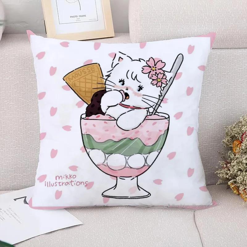 Декоративные подушки для дивана Mikko Illustrations Наволочки для подушек Подушка для пары Наволочки Украшение для машины Осенний декор Чехол
