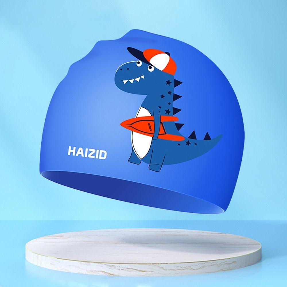 Водонепроницаемая детская шапочка для плавания Силиконовые шапочки для купания Шапочка Водный спорт Детская шапочка для плавания Мальчики Девочки