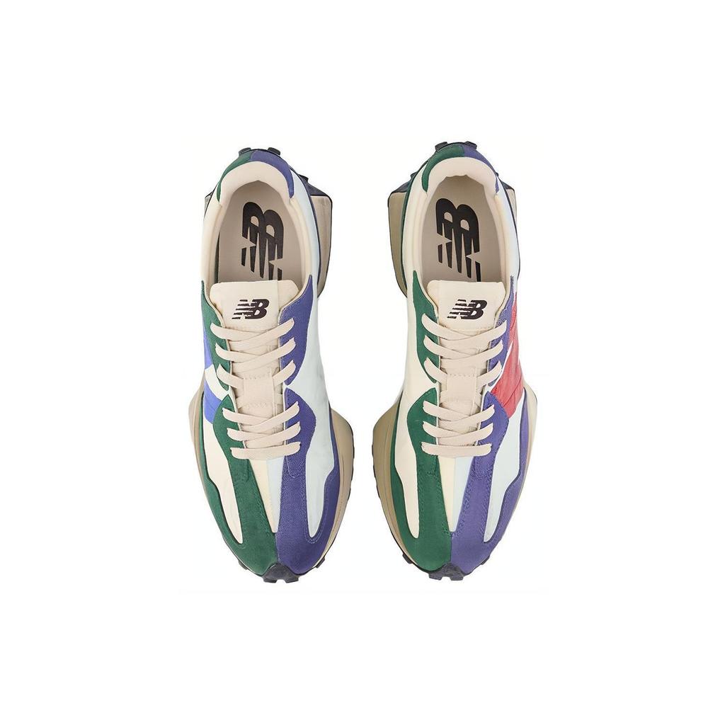 New Balance 327 Vintage Worn Pack — кроссовки унисекс лесно-зеленые спокойные синие разноцветные MS327VB