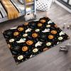 Halloween Ghosts and Pumpkins Pattern Rug Non-slip rug suitable for living room and bedroom sofas.