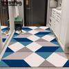 Геометрический ковер Входные придверные коврики Противоскользящий напольный коврик Износостойкий Гостиная Простой диван Большие ковры