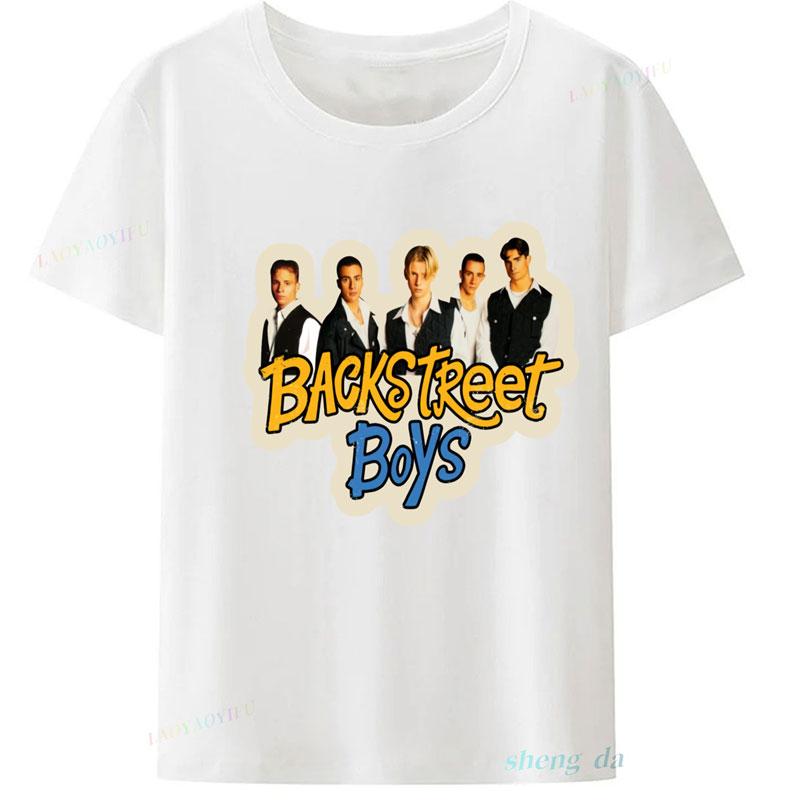 Backstreet Boys 90-е Винтажные Графика Рок-группы Футболки Унисекс Одежда Ретро Панк Футболка Официальная Футболка Дешевая Полиэстер Унисекс Футболка