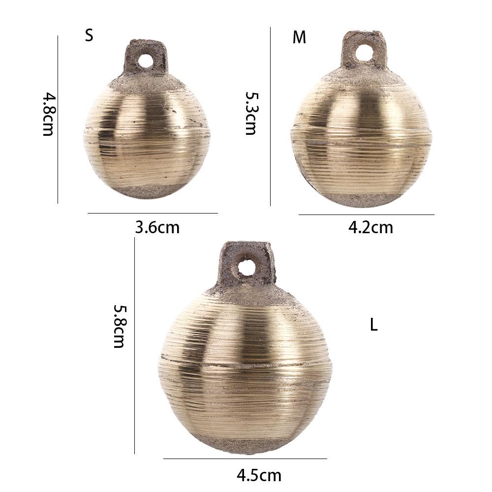 Christmas Decorations Pet Pendants Pure Copper Pendant Round Bell Dog Bell Bronze Bell Copper Bell