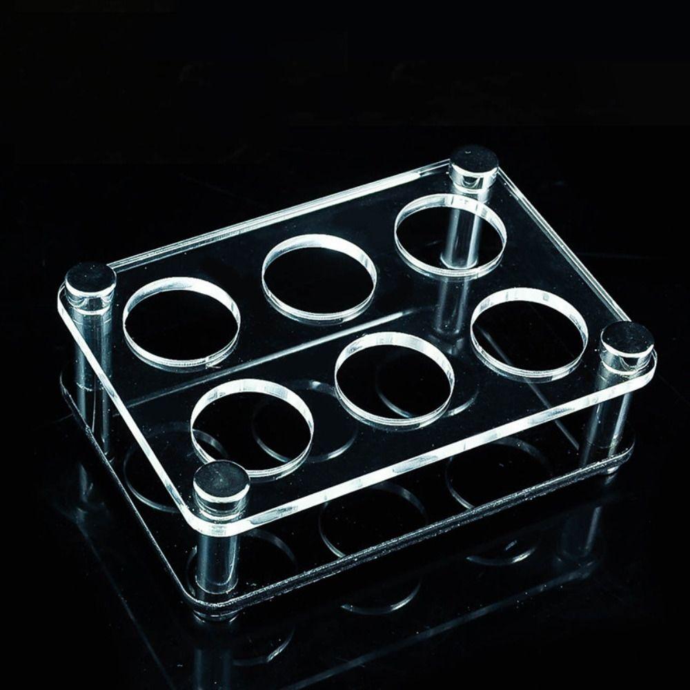 Multi-slots Wine Cup Holder 32/38mm Shot Glasses Holder Supplies Shelf Cup Serving Tray  Champagne