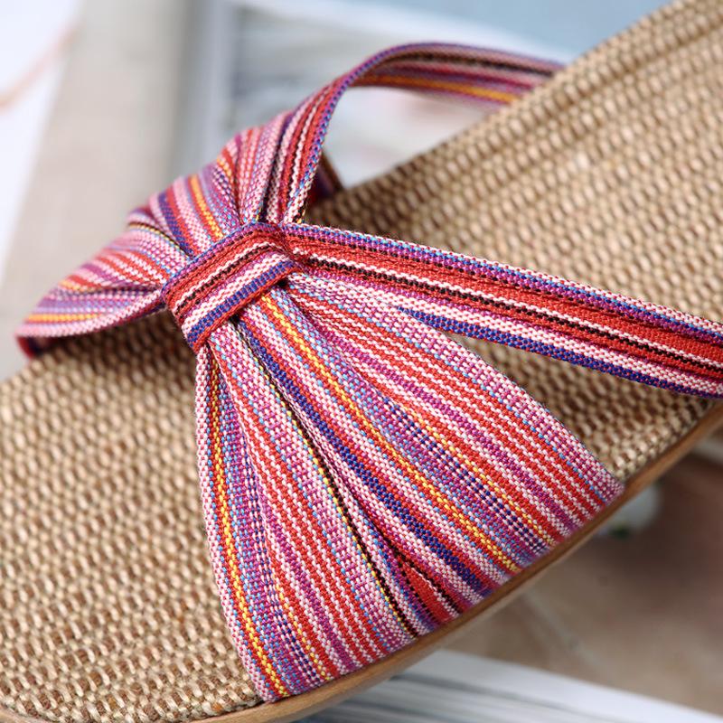 Летние новые домашние тапочки на высоком каблуке с нескользящей подошвой для женщин