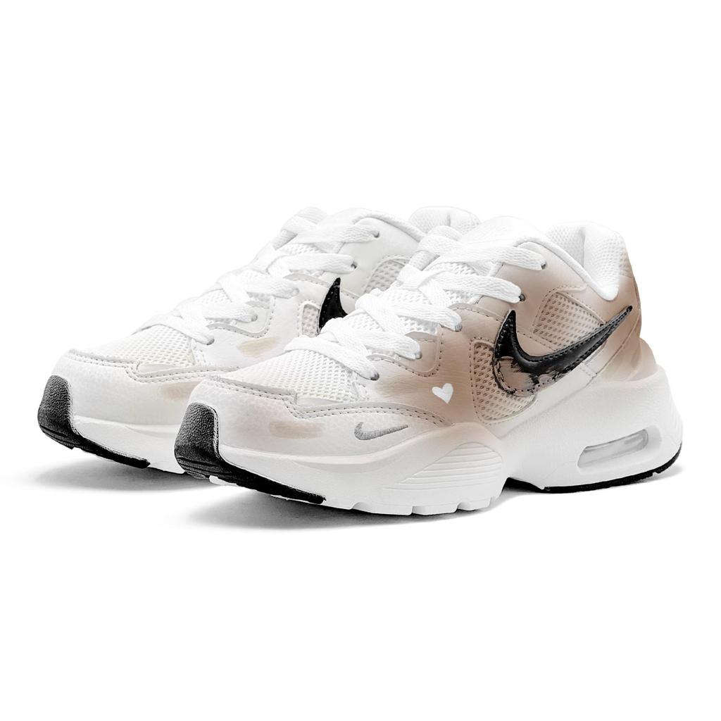 Nike Air Max Fusion Abrasion Resistant Low top Running Shoes Women's Brown White CJ1671-100(TeamS2-S-BOX)