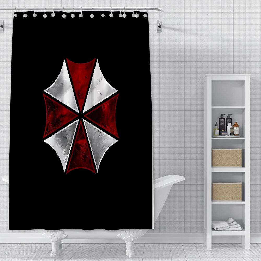 Штора для душа Resident Evil Водонепроницаемая Полиэстеровая Ткань Красочная Занавеска для Ванной Комнаты Домашний Декор Ванной Комнаты Занавеска с Крючками