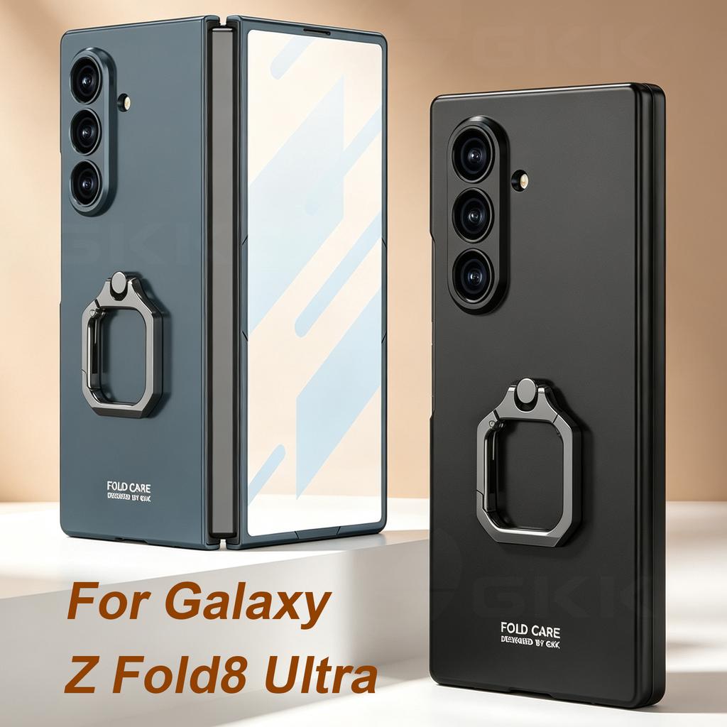 Ультратонкий противоударный чехол для Samsung Galaxy Z Fold 8 Ultra Защитная пленка для внешнего экрана Матовая пластиковая крышка Чехол для Galaxy Z Fold7