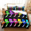 Splatoon 3 Inkling Squid Bedding Set Single Twin Full Queen King Size Bed Set Aldult Kid Bedroom Duvetcover Sets