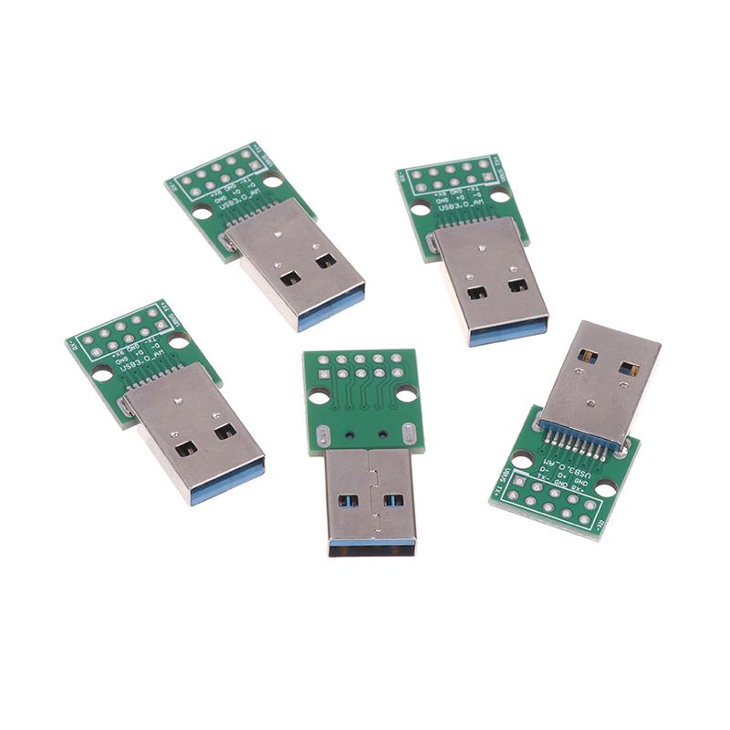 5 шт./компл. Плата-адаптер USB TYPEC16P на терминал с шагом 2,54 мм, версия для обновления с отверстиями для фиксации